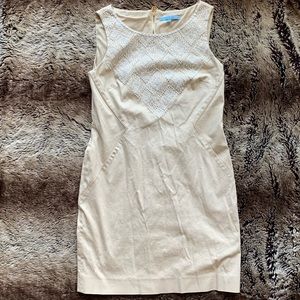 Beautiful tan and white Antonio Melani dress ♥️